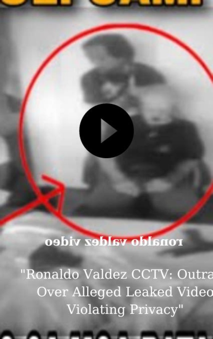 [FULL] Watch Ronaldo Valdez CCTV video, causing controversy in the community ·