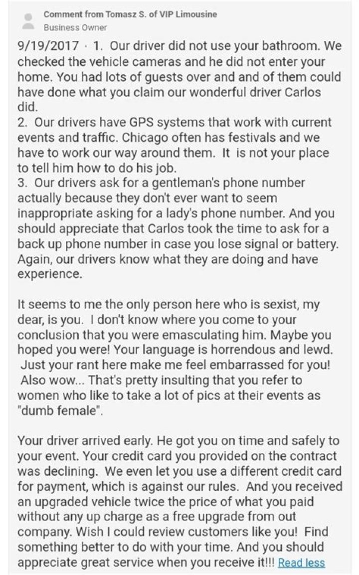 Lori Lightfoot Yelp Review