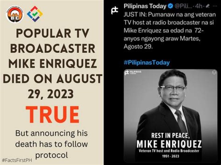 Mike Enriquez Cause Of Death And Obituary